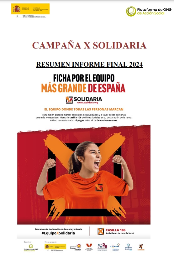 Resumen informe campaña X Solidaria 2024