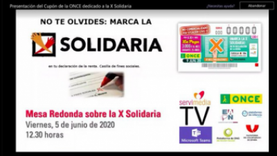Servimedia organiza un encuentro virtual para destacar la importancia de marcar la "X Solidaria" en la declaración de la Renta